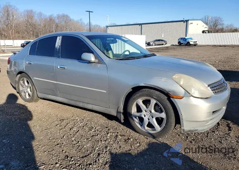 2003 Infiniti G35 из США, поврежденный, VIN JNKCV51E23M024396